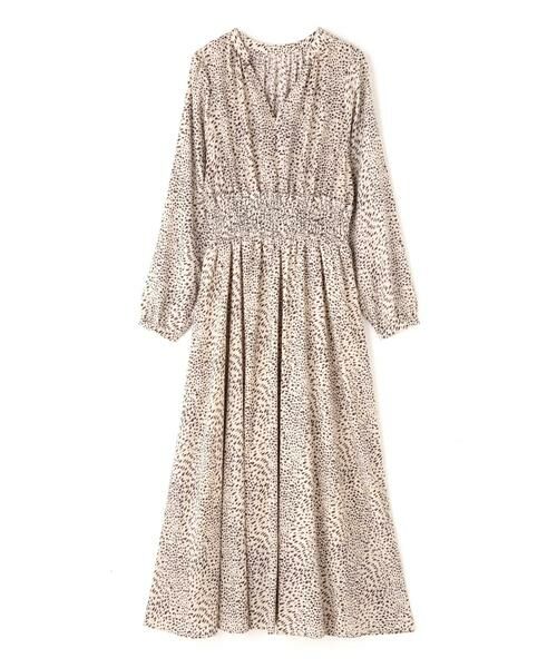 ＊＊N.Natural Beauty Basic / エヌ ナチュラルビューティーベーシック ワンピース | スタンドカラーシャーリングマキシワンピース | 詳細1