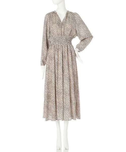 ＊＊N.Natural Beauty Basic / エヌ ナチュラルビューティーベーシック ワンピース | スタンドカラーシャーリングマキシワンピース | 詳細4