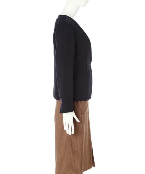 ＊＊N.Natural Beauty Basic / エヌ ナチュラルビューティーベーシック テーラードジャケット | とろみノーカラージャケット | 詳細5