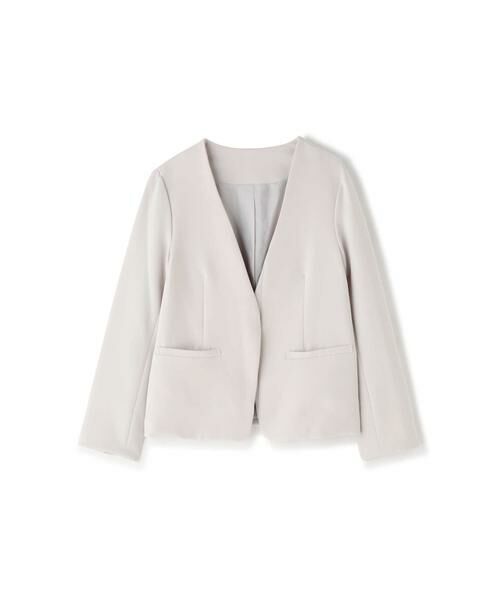 ＊＊N.Natural Beauty Basic / エヌ ナチュラルビューティーベーシック テーラードジャケット | とろみノーカラージャケット | 詳細12