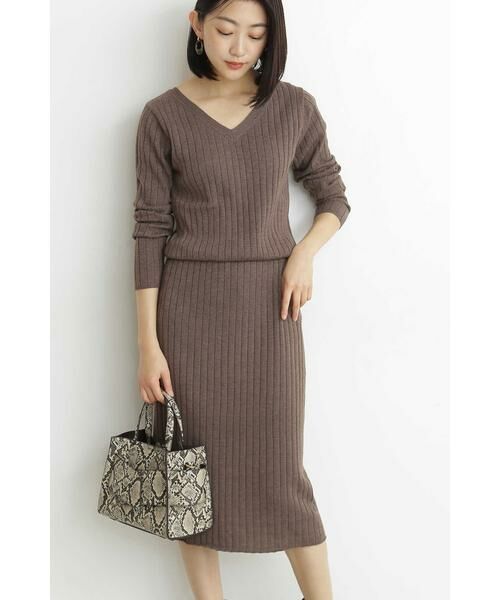 セール ウールブラウジングニットワンピース ワンピース N Natural Beauty Basic エヌ ナチュラルビューティーベーシック ファッション通販 タカシマヤファッションスクエア