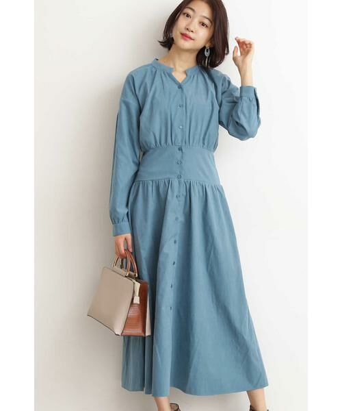 ＊＊N.Natural Beauty Basic / エヌ ナチュラルビューティーベーシック ワンピース | バックレースアップマキシワンピース | 詳細2