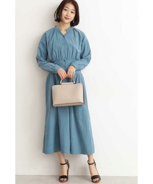 ＊＊N.Natural Beauty Basic / エヌ ナチュラルビューティーベーシック ワンピース | バックレースアップマキシワンピース | 詳細3