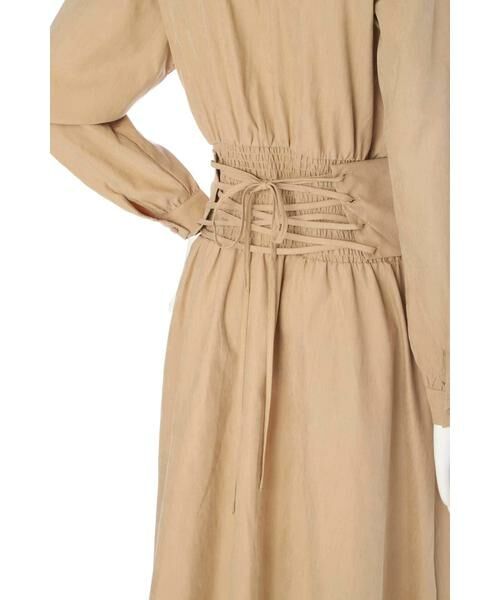 ＊＊N.Natural Beauty Basic / エヌ ナチュラルビューティーベーシック ワンピース | バックレースアップマキシワンピース | 詳細23