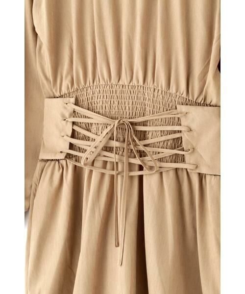 ＊＊N.Natural Beauty Basic / エヌ ナチュラルビューティーベーシック ワンピース | バックレースアップマキシワンピース | 詳細25