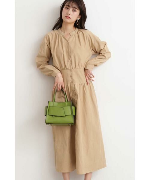 ＊＊N.Natural Beauty Basic / エヌ ナチュラルビューティーベーシック ワンピース | バックレースアップマキシワンピース | 詳細12