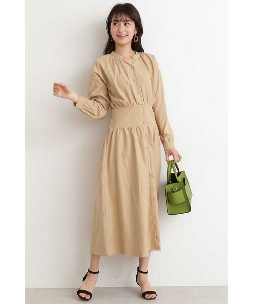 ＊＊N.Natural Beauty Basic / エヌ ナチュラルビューティーベーシック ワンピース | バックレースアップマキシワンピース | 詳細14