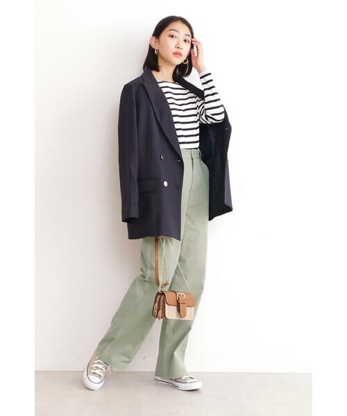 ＊＊N.Natural Beauty Basic / エヌ ナチュラルビューティーベーシック パンツ | ハイウエストワイドストレートチノパンツ | 詳細3