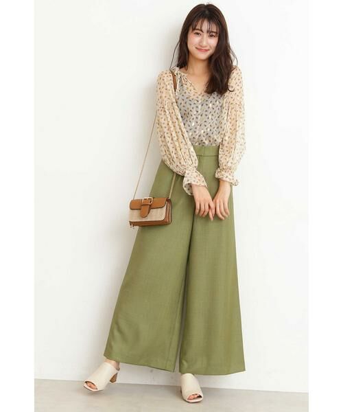 ＊＊N.Natural Beauty Basic / エヌ ナチュラルビューティーベーシック パンツ | ガーデンツイルパンツ | 詳細13