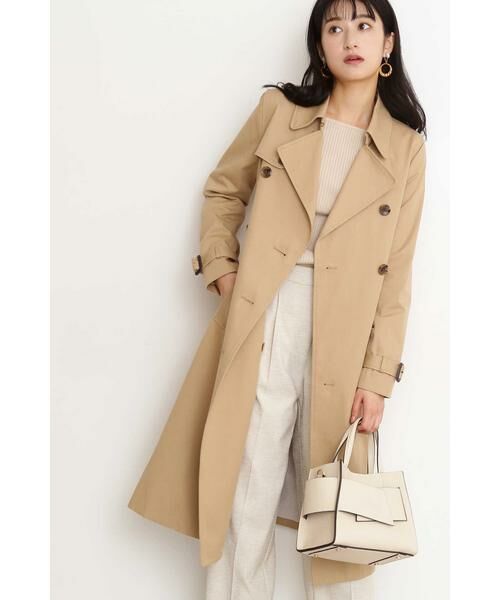 ＊＊N.Natural Beauty Basic / エヌ ナチュラルビューティーベーシック アウター | ベーシックトレンチコート（ベージュ）