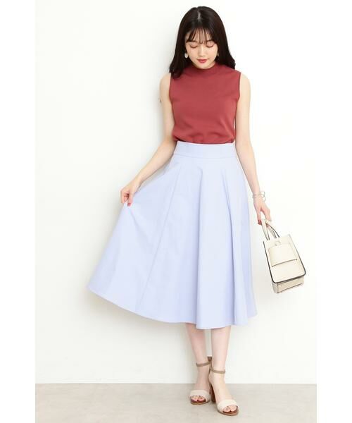 ＊＊N.Natural Beauty Basic / エヌ ナチュラルビューティーベーシック スカート | テックツイルフレアスカート | 詳細2