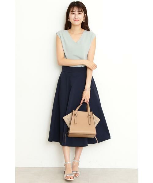 ＊＊N.Natural Beauty Basic / エヌ ナチュラルビューティーベーシック スカート | テックツイルフレアスカート | 詳細10