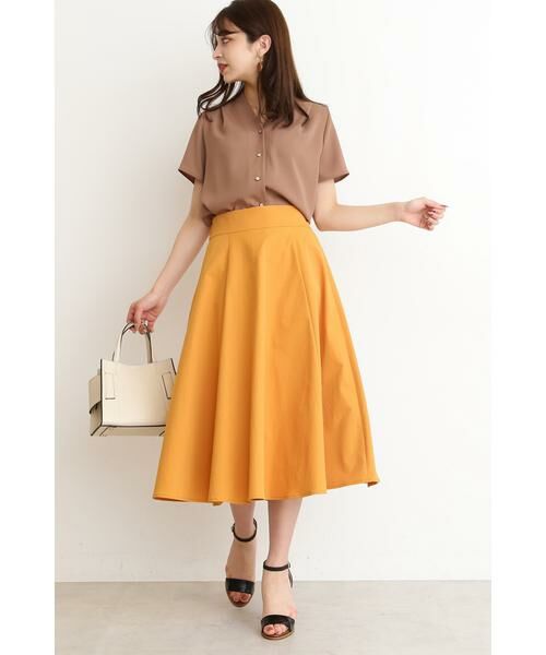 ＊＊N.Natural Beauty Basic / エヌ ナチュラルビューティーベーシック スカート | テックツイルフレアスカート | 詳細19