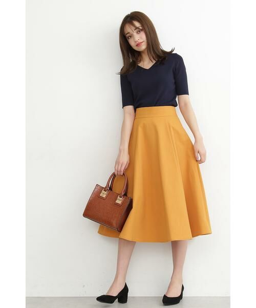 ＊＊N.Natural Beauty Basic / エヌ ナチュラルビューティーベーシック スカート | テックツイルフレアスカート | 詳細21