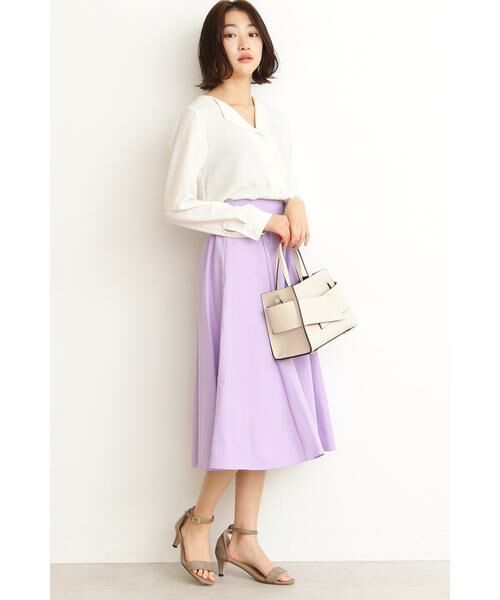 ＊＊N.Natural Beauty Basic / エヌ ナチュラルビューティーベーシック スカート | テックツイルフレアスカート | 詳細27