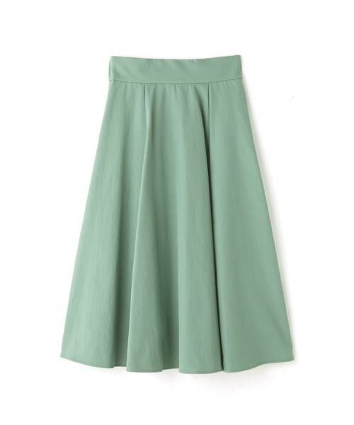 ＊＊N.Natural Beauty Basic / エヌ ナチュラルビューティーベーシック スカート | テックツイルフレアスカート（グリーン1）