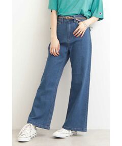 ハイウエストワイドデニム