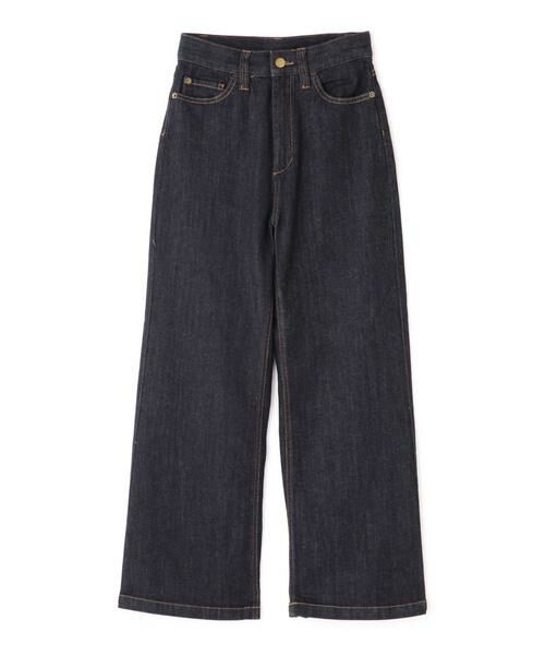 ＊＊N.Natural Beauty Basic / エヌ ナチュラルビューティーベーシック パンツ | ハイウエストワイドデニム（ワンウォッシュ）