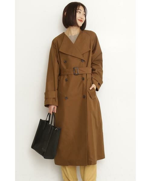 セール ノーカラービッグトレンチコート アウター N Natural Beauty Basic エヌ ナチュラルビューティーベーシック ファッション通販 タカシマヤファッションスクエア