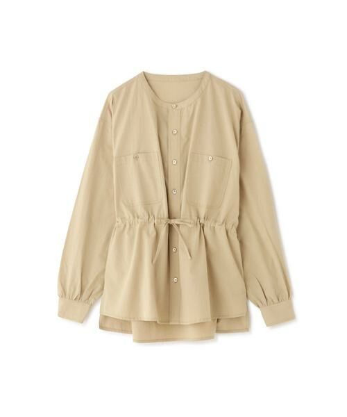 ＊＊N.Natural Beauty Basic / エヌ ナチュラルビューティーベーシック シャツ・ブラウス | ウエストシャーリングノーカラーシャツ | 詳細10