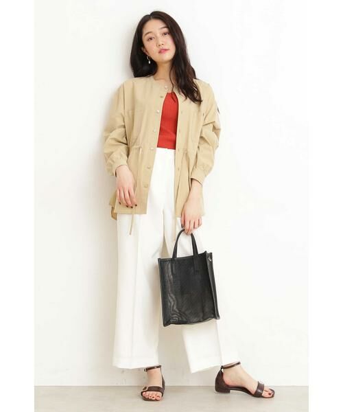 ＊＊N.Natural Beauty Basic / エヌ ナチュラルビューティーベーシック シャツ・ブラウス | ウエストシャーリングノーカラーシャツ | 詳細11