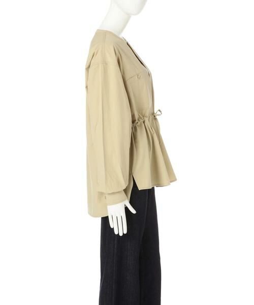 ＊＊N.Natural Beauty Basic / エヌ ナチュラルビューティーベーシック シャツ・ブラウス | ウエストシャーリングノーカラーシャツ | 詳細14