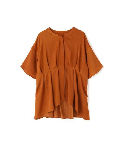 ＊＊N.Natural Beauty Basic / エヌ ナチュラルビューティーベーシック シャツ・ブラウス | ヴィンテージライクサテンタックフレアブラウス | 詳細13