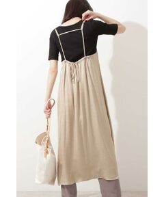 サテンキャミソールワンピース