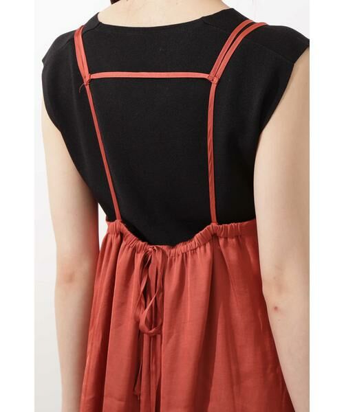 ＊＊N.Natural Beauty Basic / エヌ ナチュラルビューティーベーシック ワンピース | サテンキャミソールワンピース | 詳細16