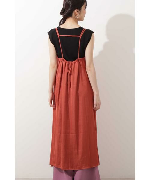 ＊＊N.Natural Beauty Basic / エヌ ナチュラルビューティーベーシック ワンピース | サテンキャミソールワンピース | 詳細14