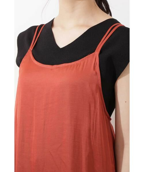 ＊＊N.Natural Beauty Basic / エヌ ナチュラルビューティーベーシック ワンピース | サテンキャミソールワンピース | 詳細15