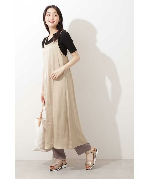 ＊＊N.Natural Beauty Basic / エヌ ナチュラルビューティーベーシック ワンピース | サテンキャミソールワンピース | 詳細19