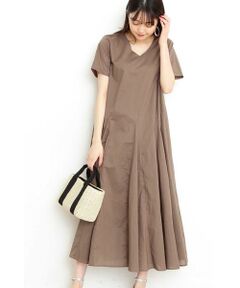 コットンサーキュラーワンピース