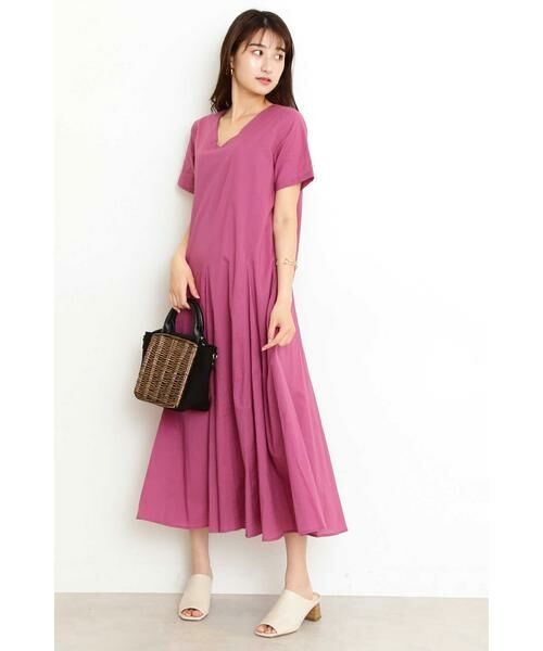 ＊＊N.Natural Beauty Basic / エヌ ナチュラルビューティーベーシック ワンピース | コットンサーキュラーワンピース | 詳細3