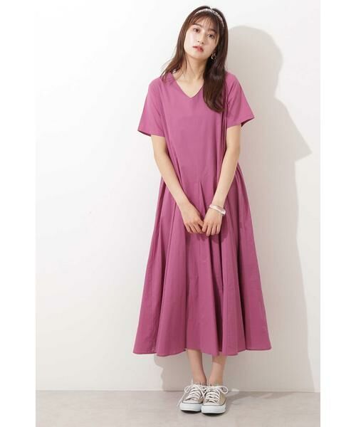 ＊＊N.Natural Beauty Basic / エヌ ナチュラルビューティーベーシック ワンピース | コットンサーキュラーワンピース | 詳細4