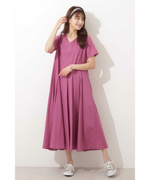 ＊＊N.Natural Beauty Basic / エヌ ナチュラルビューティーベーシック ワンピース | コットンサーキュラーワンピース | 詳細5