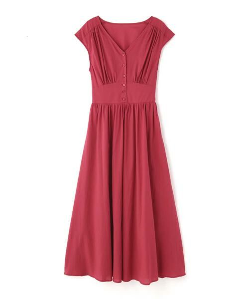 ＊＊N.Natural Beauty Basic / エヌ ナチュラルビューティーベーシック ワンピース | Vネックギャザーワンピース | 詳細6