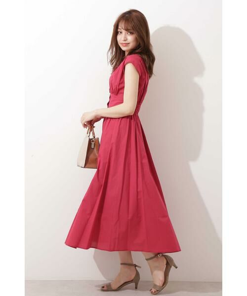 ＊＊N.Natural Beauty Basic / エヌ ナチュラルビューティーベーシック ワンピース | Vネックギャザーワンピース | 詳細8