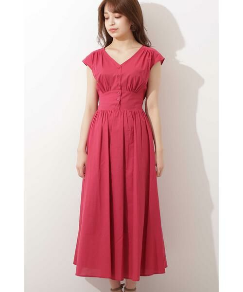 ＊＊N.Natural Beauty Basic / エヌ ナチュラルビューティーベーシック ワンピース | Vネックギャザーワンピース | 詳細11