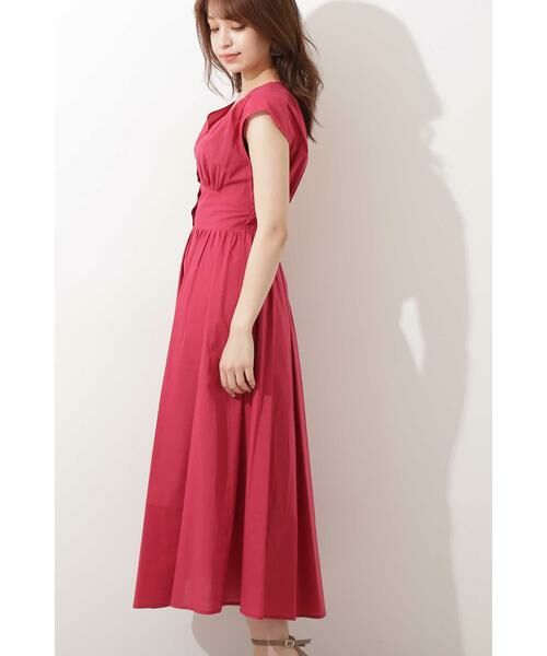 ＊＊N.Natural Beauty Basic / エヌ ナチュラルビューティーベーシック ワンピース | Vネックギャザーワンピース | 詳細12