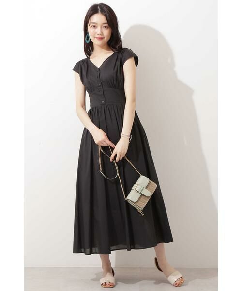 ＊＊N.Natural Beauty Basic / エヌ ナチュラルビューティーベーシック ワンピース | Vネックギャザーワンピース | 詳細16