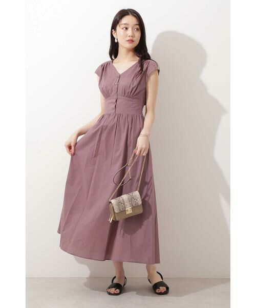 ＊＊N.Natural Beauty Basic / エヌ ナチュラルビューティーベーシック ワンピース | Vネックギャザーワンピース | 詳細20