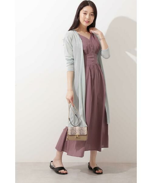 ＊＊N.Natural Beauty Basic / エヌ ナチュラルビューティーベーシック ワンピース | Vネックギャザーワンピース | 詳細21