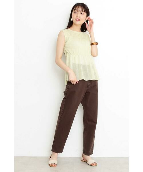 ＊＊N.Natural Beauty Basic / エヌ ナチュラルビューティーベーシック ニット・セーター | シャーリングチュニックニット | 詳細3