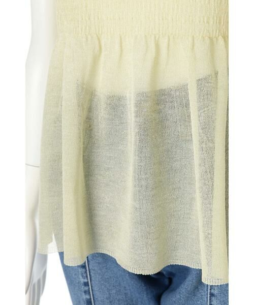 ＊＊N.Natural Beauty Basic / エヌ ナチュラルビューティーベーシック ニット・セーター | シャーリングチュニックニット | 詳細8