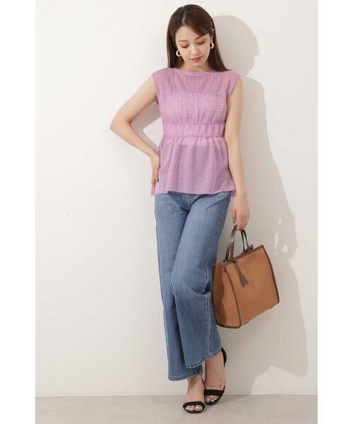 ＊＊N.Natural Beauty Basic / エヌ ナチュラルビューティーベーシック ニット・セーター | シャーリングチュニックニット | 詳細12