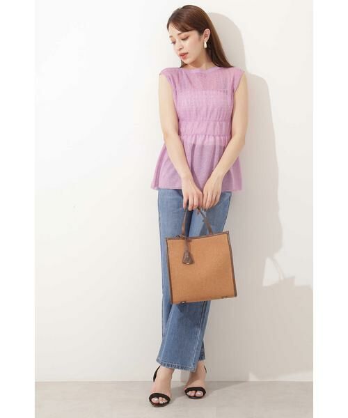 ＊＊N.Natural Beauty Basic / エヌ ナチュラルビューティーベーシック ニット・セーター | シャーリングチュニックニット | 詳細13