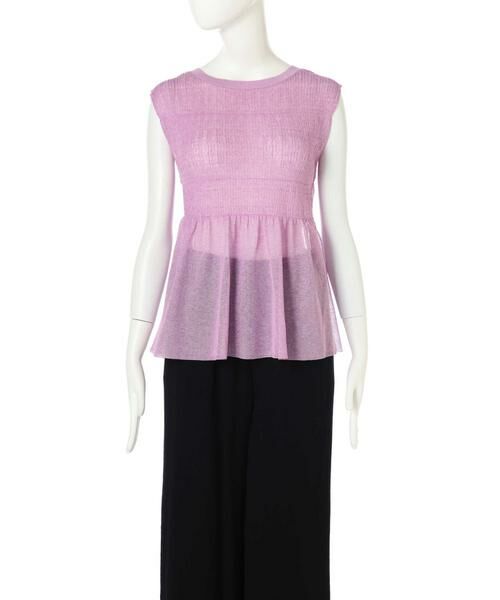 ＊＊N.Natural Beauty Basic / エヌ ナチュラルビューティーベーシック ニット・セーター | シャーリングチュニックニット | 詳細14