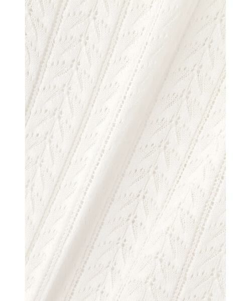 ＊＊N.Natural Beauty Basic / エヌ ナチュラルビューティーベーシック カーディガン・ボレロ | レース柄ニットカーディガン | 詳細8