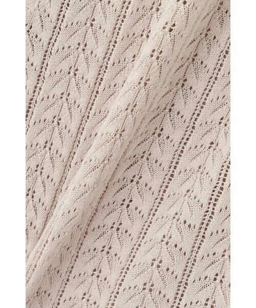 ＊＊N.Natural Beauty Basic / エヌ ナチュラルビューティーベーシック カーディガン・ボレロ | レース柄ニットカーディガン | 詳細20